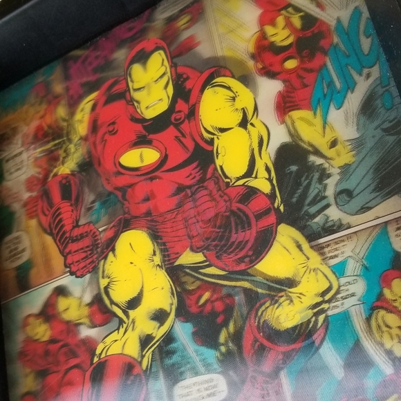 Marvel - "Iron Man" and "Captain America" Framed Wall Art - Picture 4 of 9